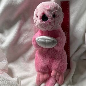 15” Pink Otter w/clam. Destination Nation. Soft & Cuddly!